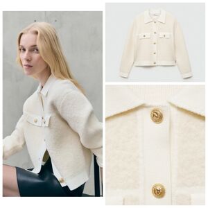 MANGO Knitted Jacket